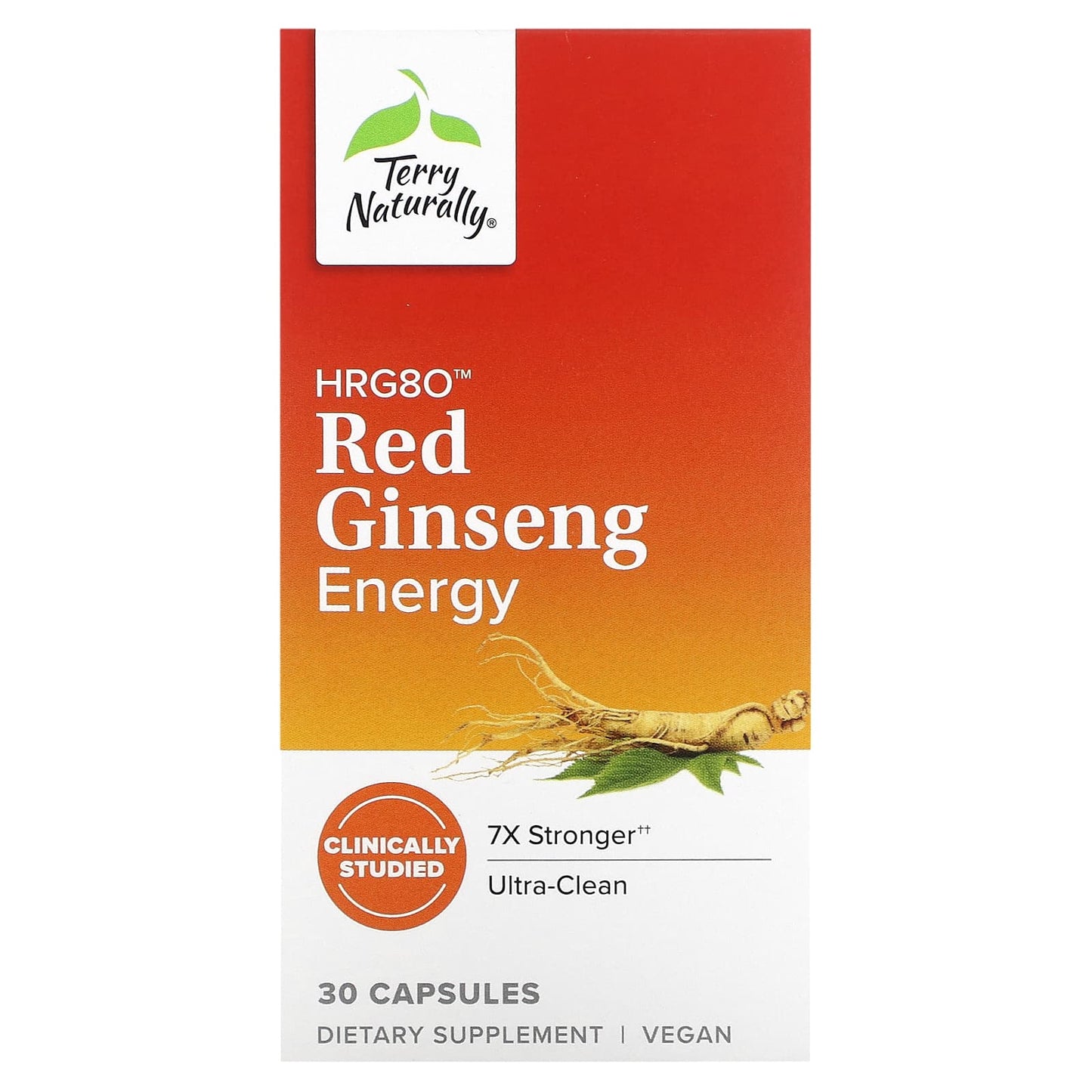 Terry Naturally-HRG80 Red Ginseng Energy-30 Capsules