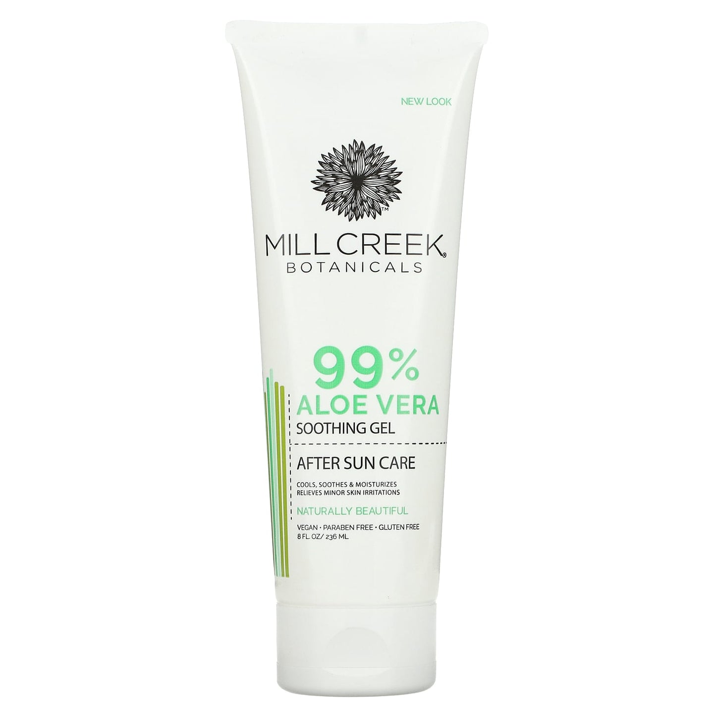 Mill Creek Botanicals-99% Aloe Vera Soothing Gel-8 fl oz (236 ml)