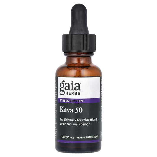 Gaia Herbs-Kava 50-1 fl oz (30 ml)