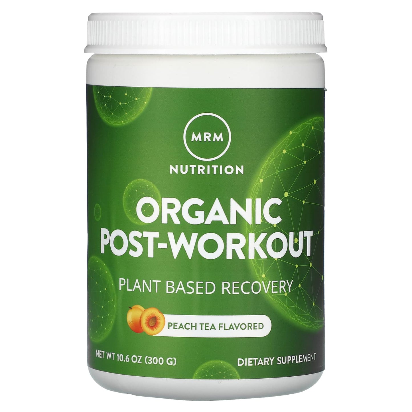 MRM Nutrition-Organic Post-Workout-Peach Tea-10.6 oz (300 g)