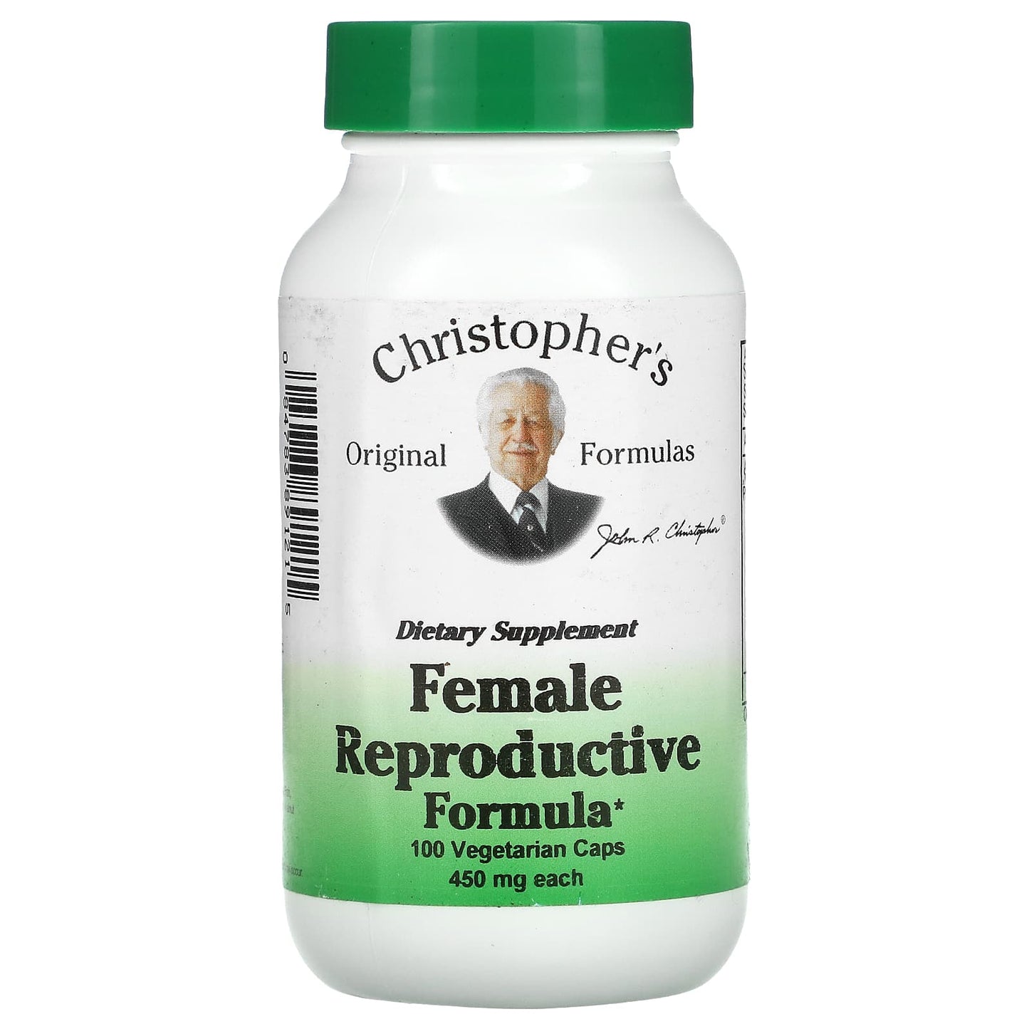 Christopher's Original Formulas-Female Reproductive Formula-450 mg-100 Vegetarian Caps