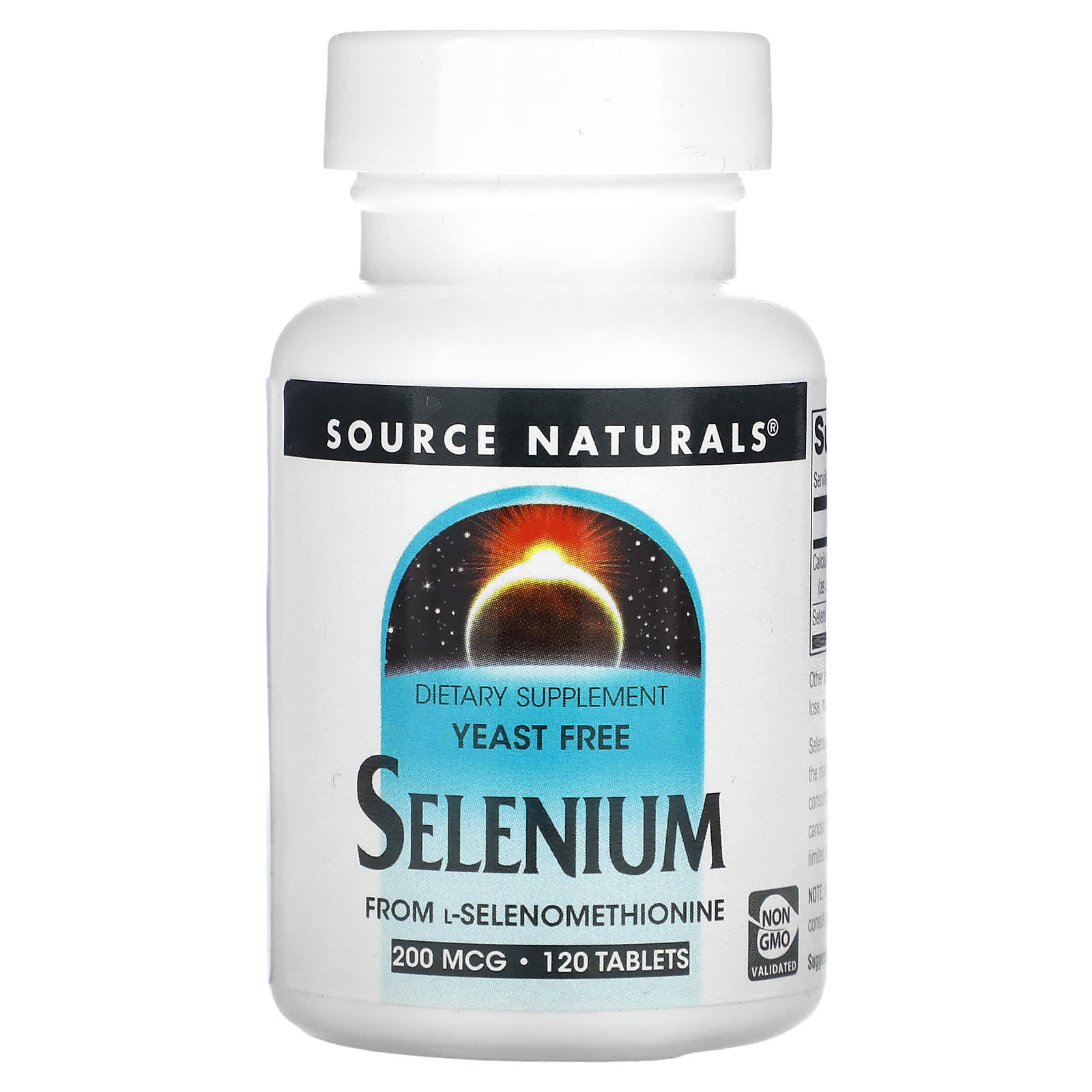 Source Naturals-Selenium From L-Selenomethionine-200 mcg-120 Tablets