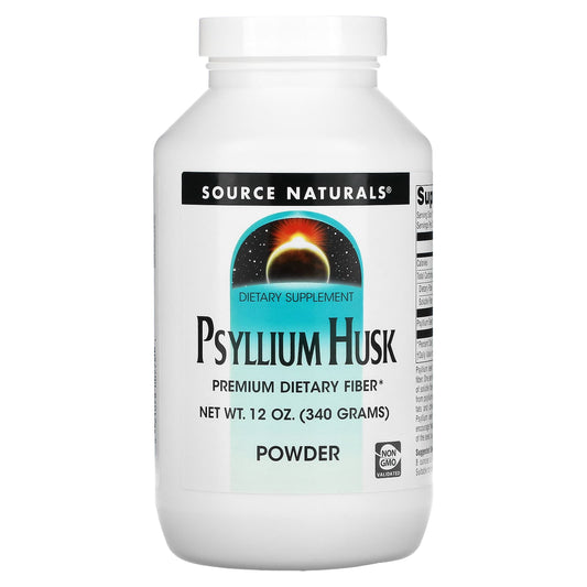 Source Naturals-Psyllium Husk Powder-12 oz (340 g)