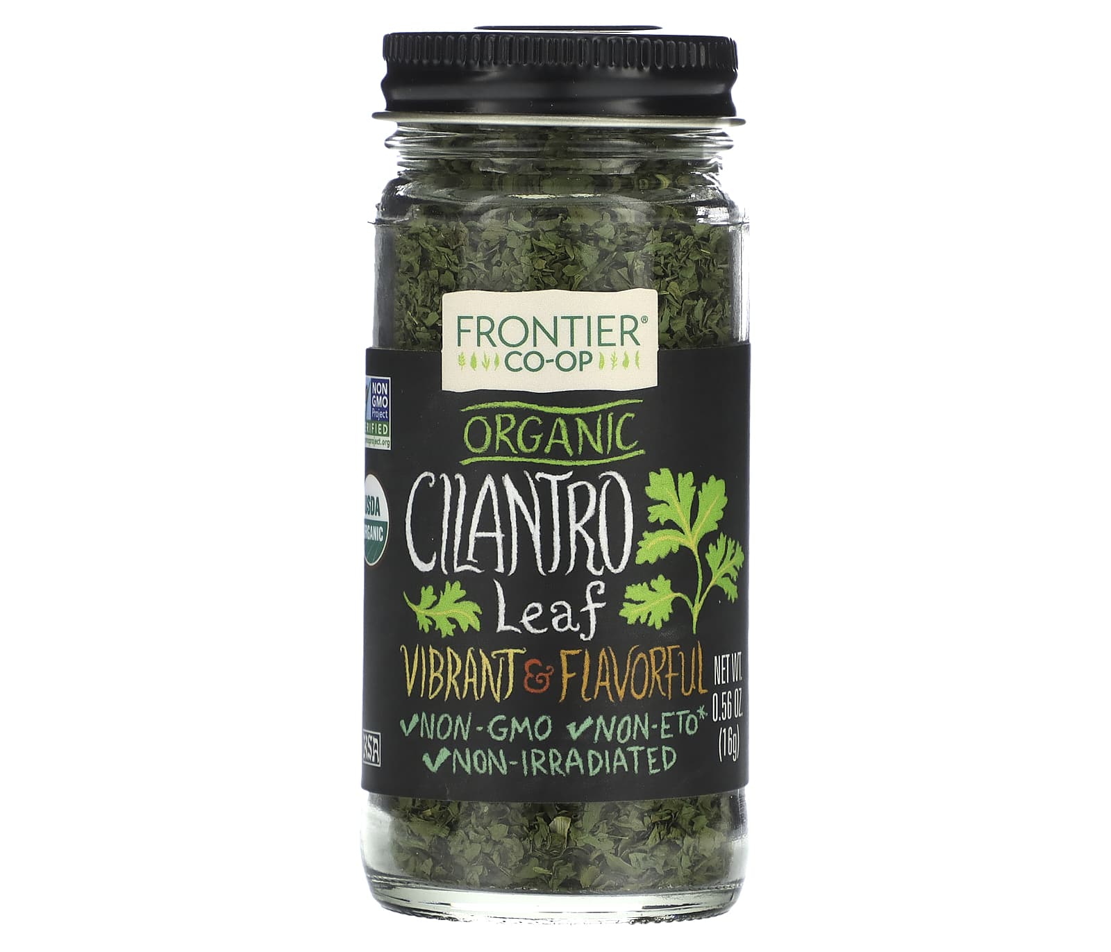 Frontier Co-op-Organic Cilantro Leaf-0.56 oz (16 g)