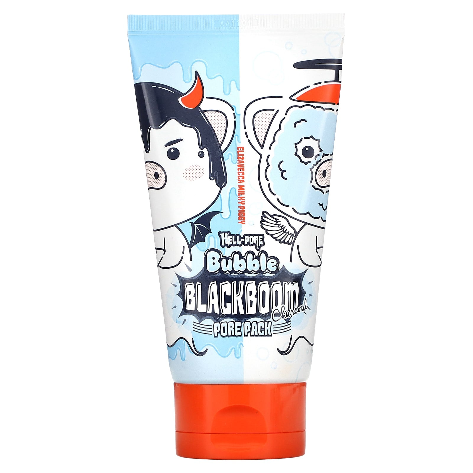 Elizavecca-Milky Piggy-Hell-Pore-Bubble Blackboom Charcoal Pore Pack-5.07 fl oz (150 ml)