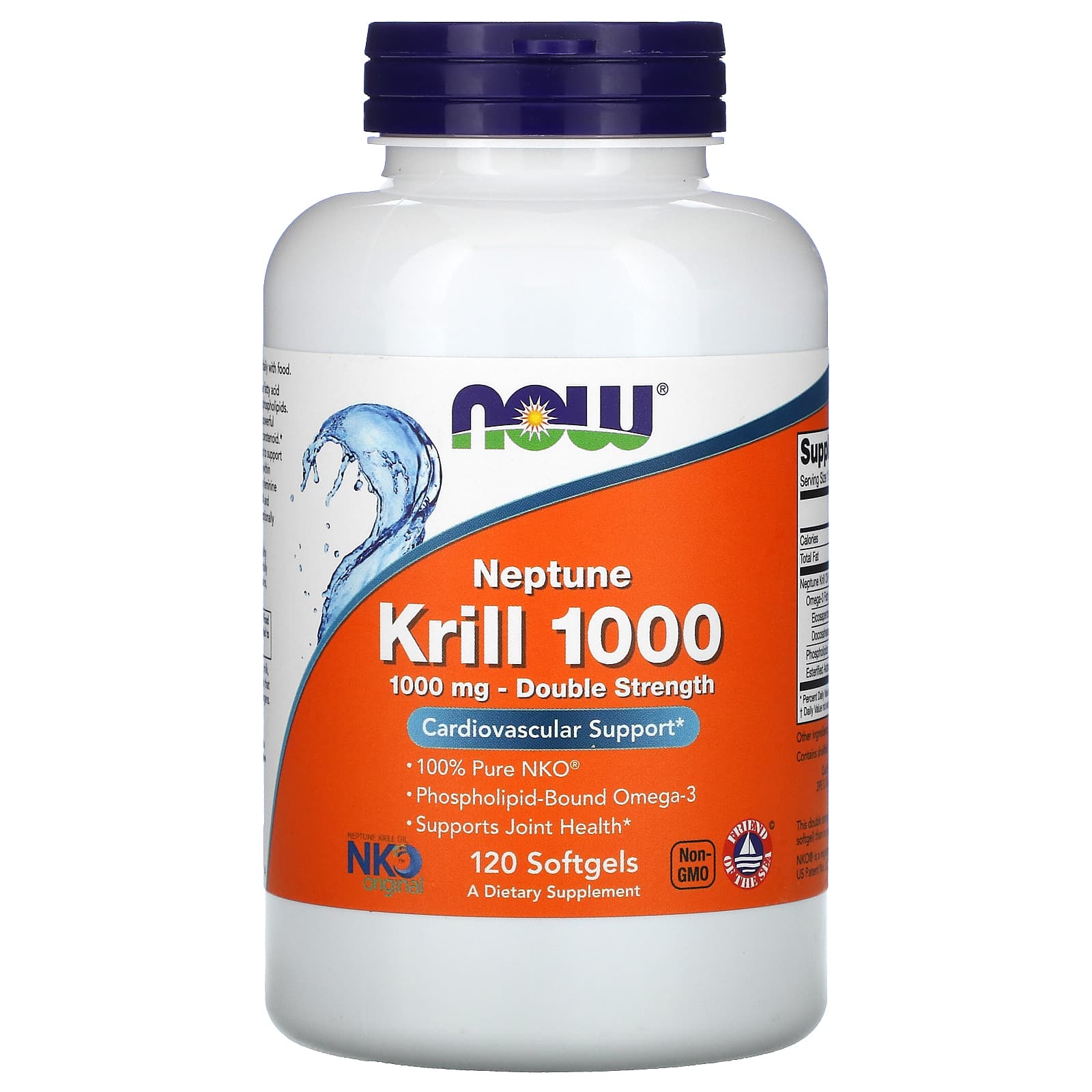 NOW Foods-Neptune Krill 1000-1,000 mg-120 Softgels