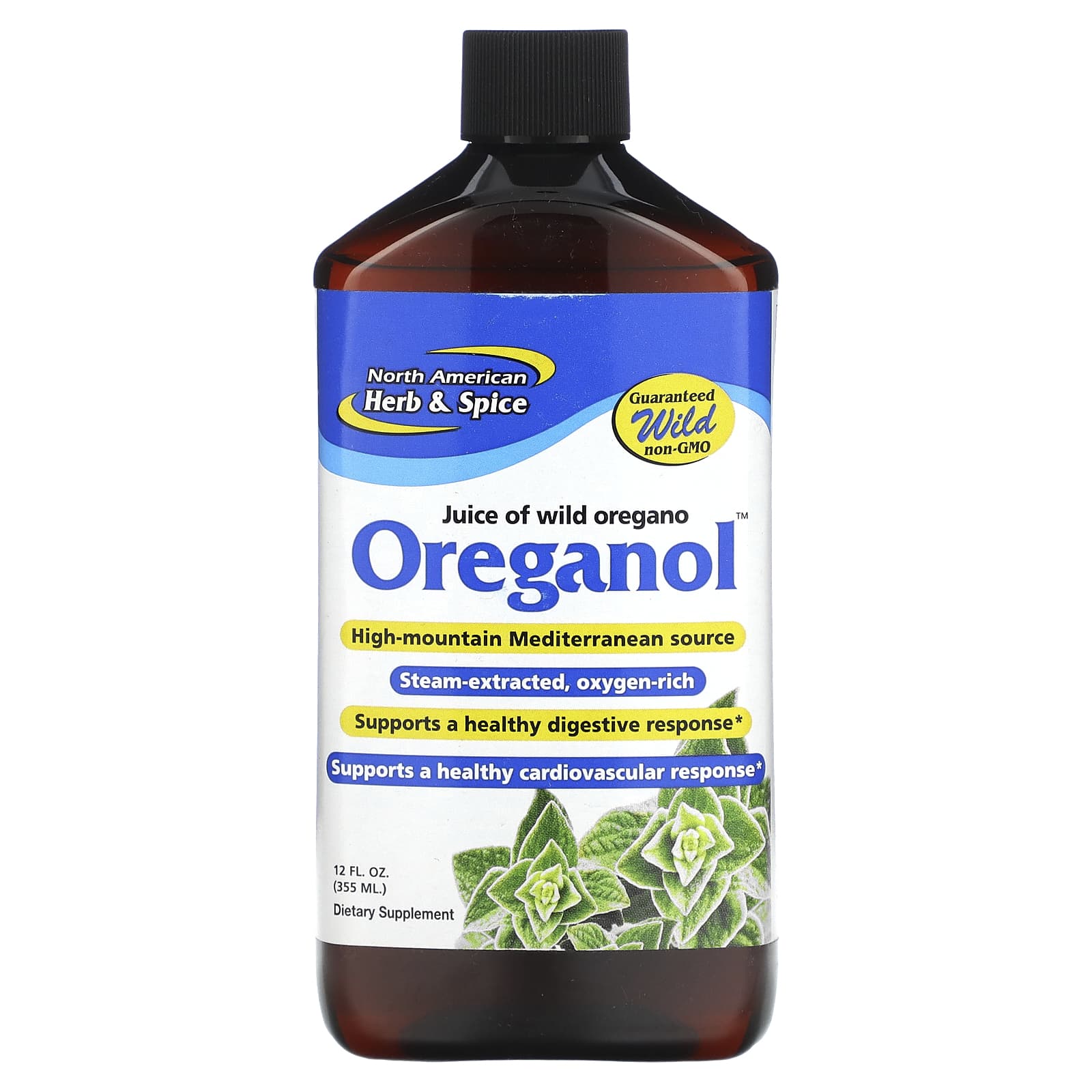 North American Herb & Spice-Oreganol-Juice of Wild Oregano-12 fl oz (355 ml)