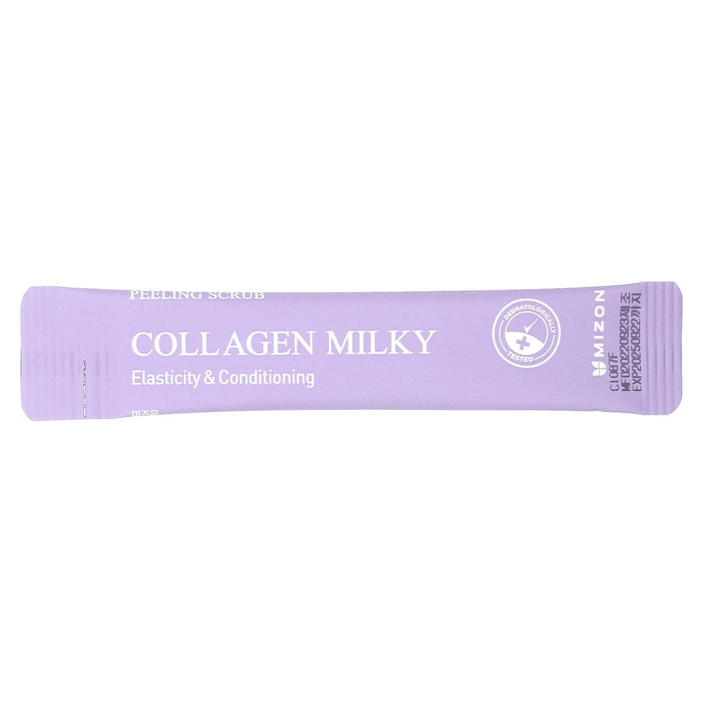 Mizon, Collagen Milky Peeling Scrub, Fragrance Free, 40 Piece, 5 g each