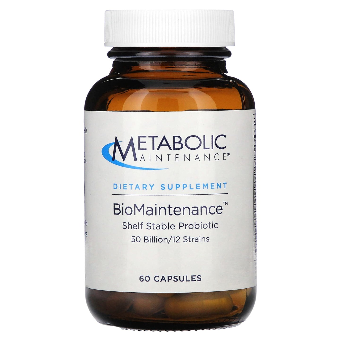 Metabolic Maintenance-BioMaintenance-Shelf Stable Probiotic-60 Capsules