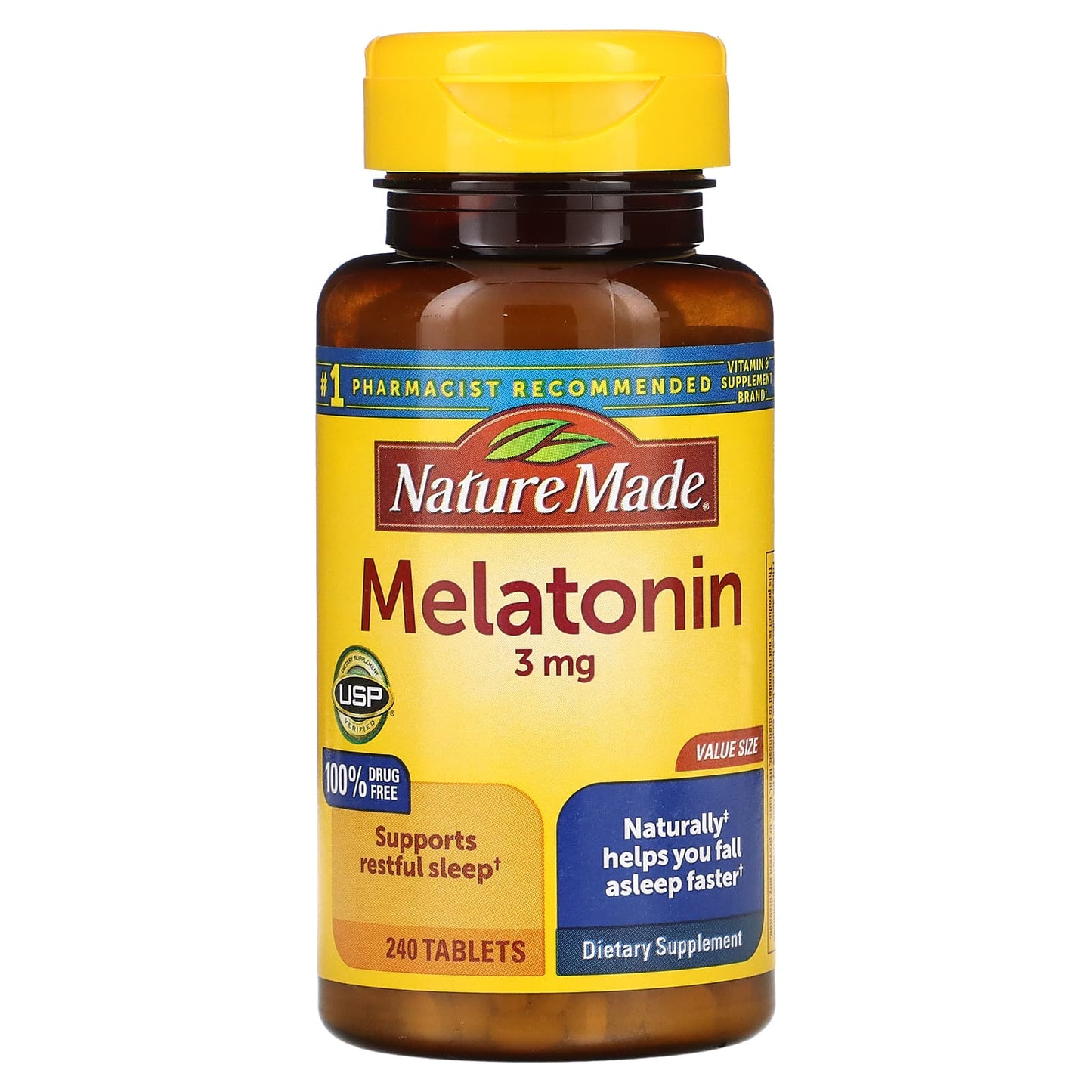 Nature Made-Melatonin-3 mg-240 Tablets