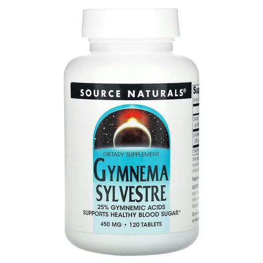 Source Naturals-Gymnema Sylvestre-450 mg-120 Tablets