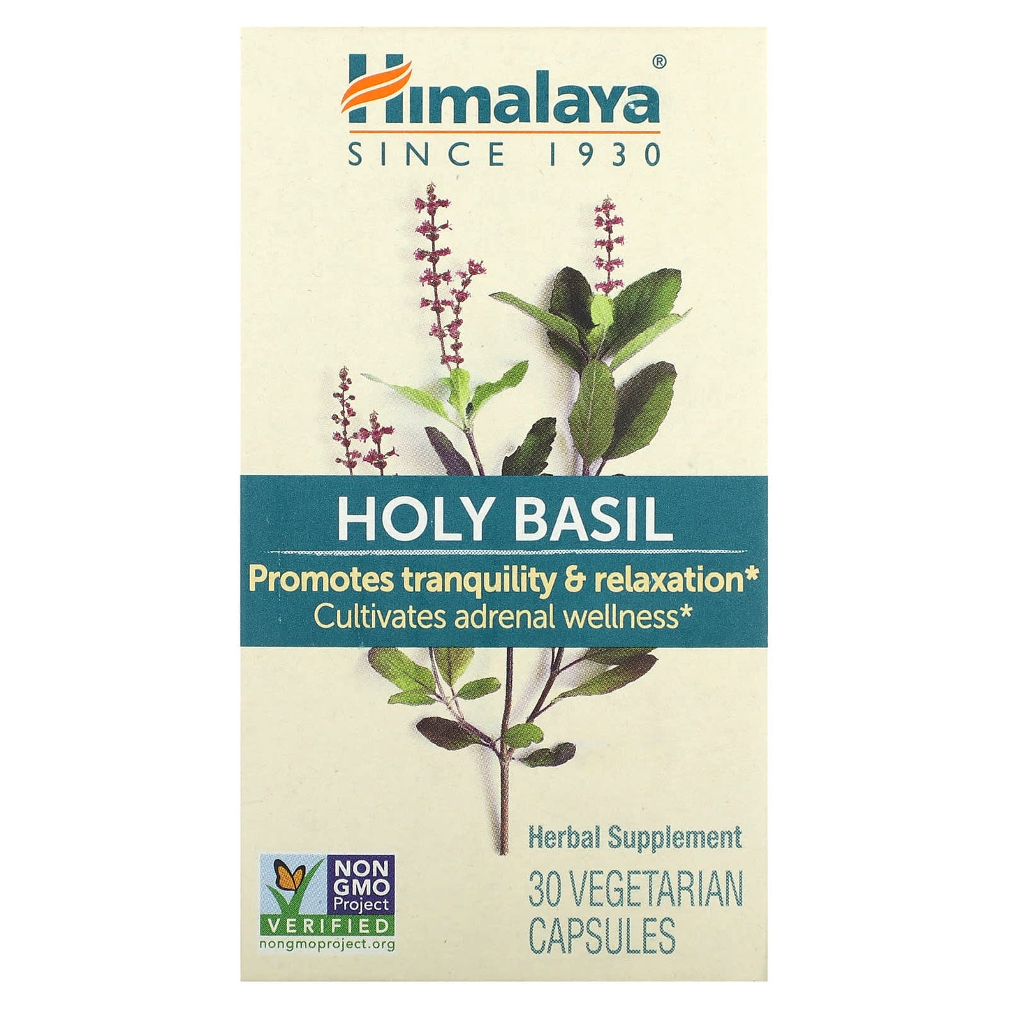 Himalaya-Holy Basil-30 Vegetarian Capsules