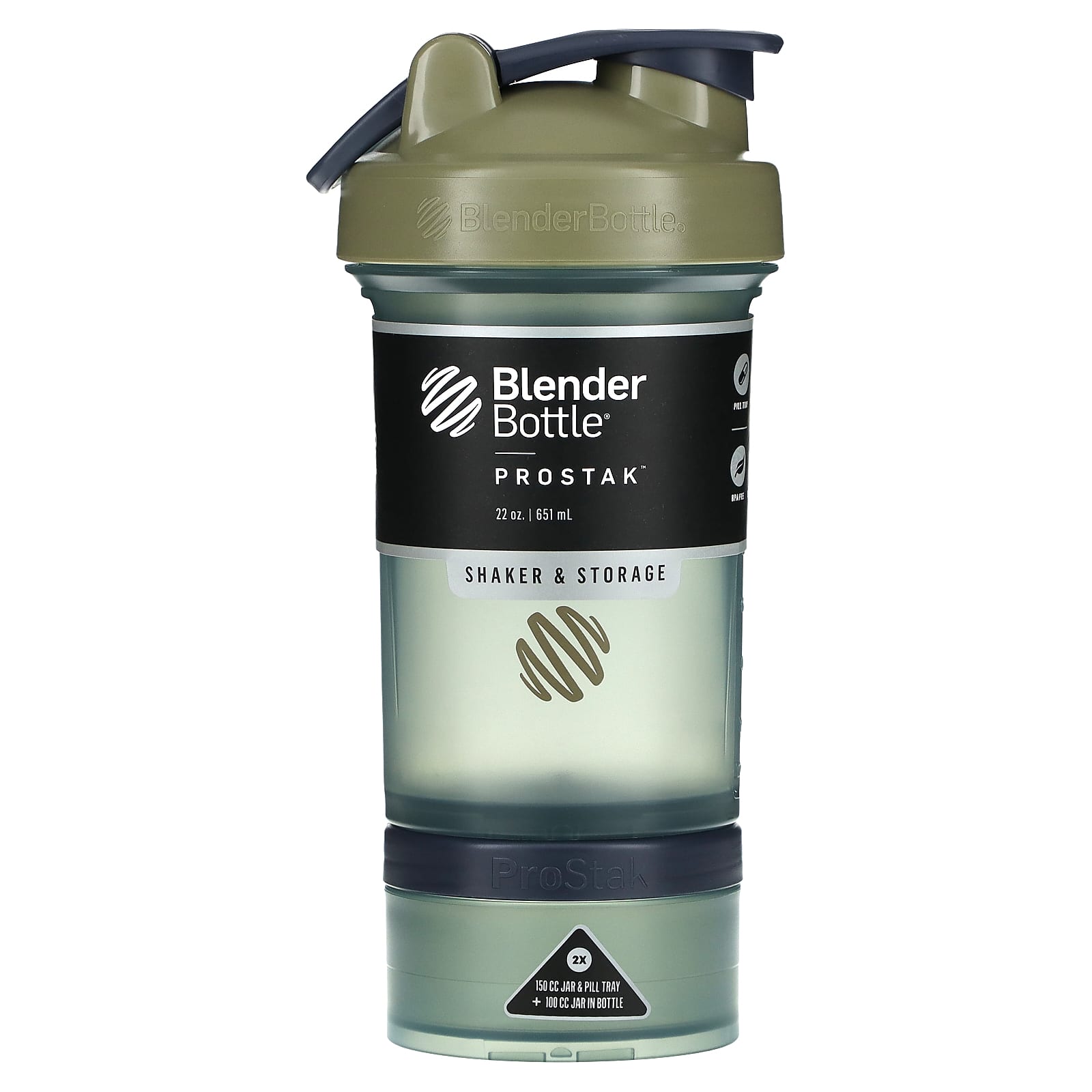 Blender Bottle-ProStak-FC Tan-22 oz (651 ml)