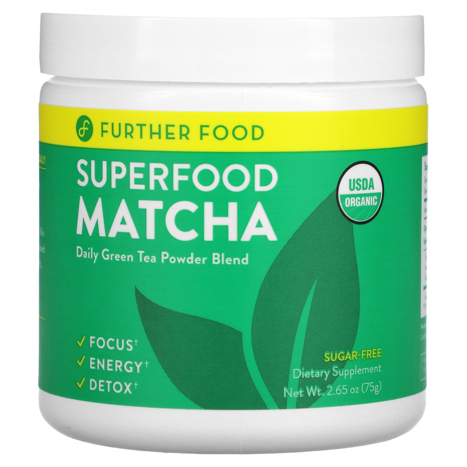 Further Food-Superfood Matcha-2.65 oz (75 g)