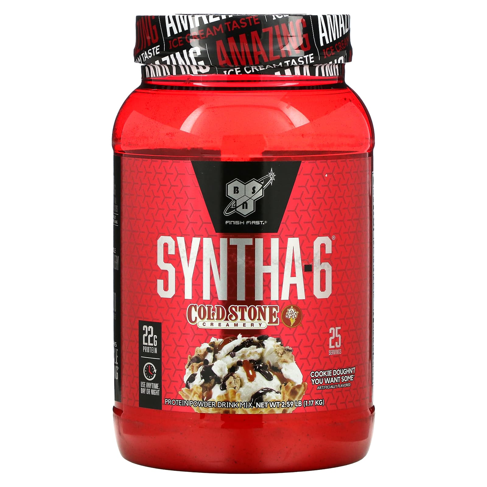 BSN-Syntha-6-Cold Stone Creamery-Cookie Doughn't You Want Some-2.59 lb (1.17 kg)