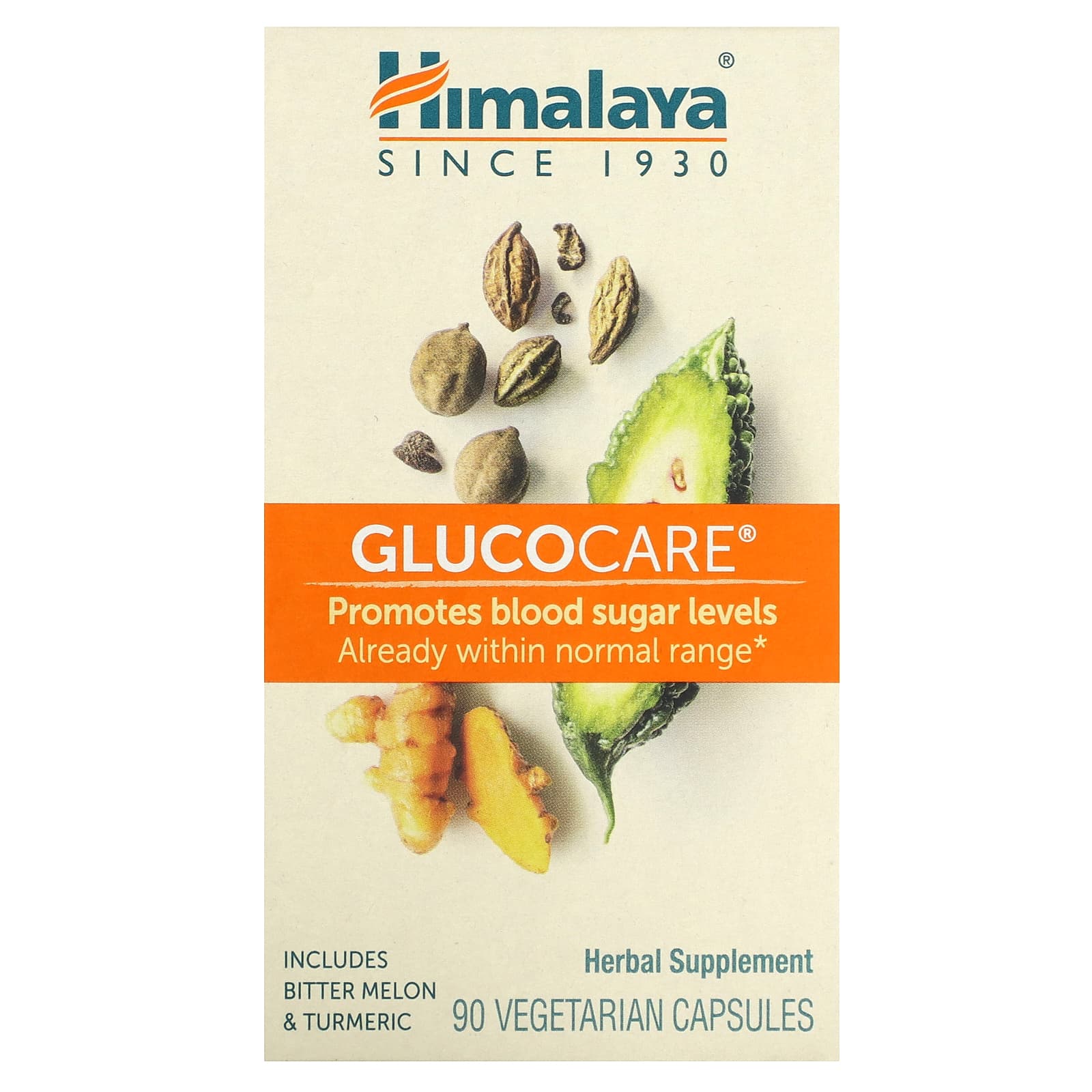 Himalaya-Glucocare-90 Vegetarian Capsules