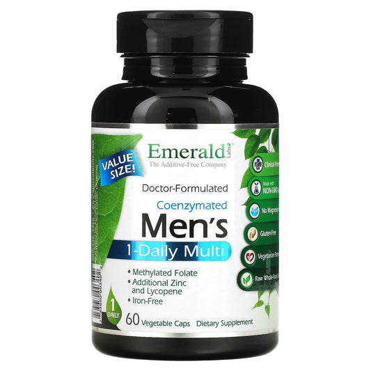 Emerald Laboratories-Coenzymated Men's 1-Daily Multi-60 Vegetable Caps