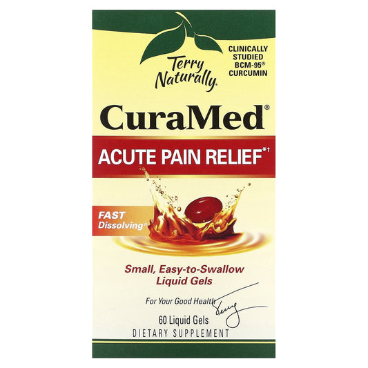 Terry Naturally-CuraMed-Acute Pain Relief-60 Liquid Gels