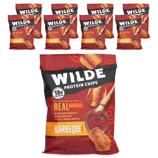 Wilde Brands-Protein Chips-Barbeque-8 Bags-1.34 oz (38 g) Each