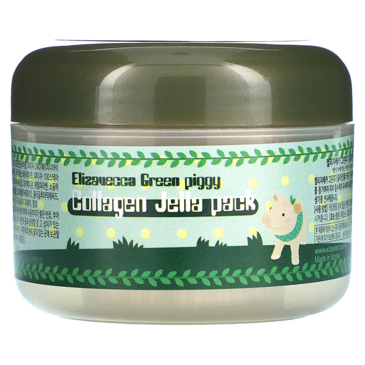 Elizavecca-Green Piggy-Collagen Jelly Pack-3.53 oz (100 g)