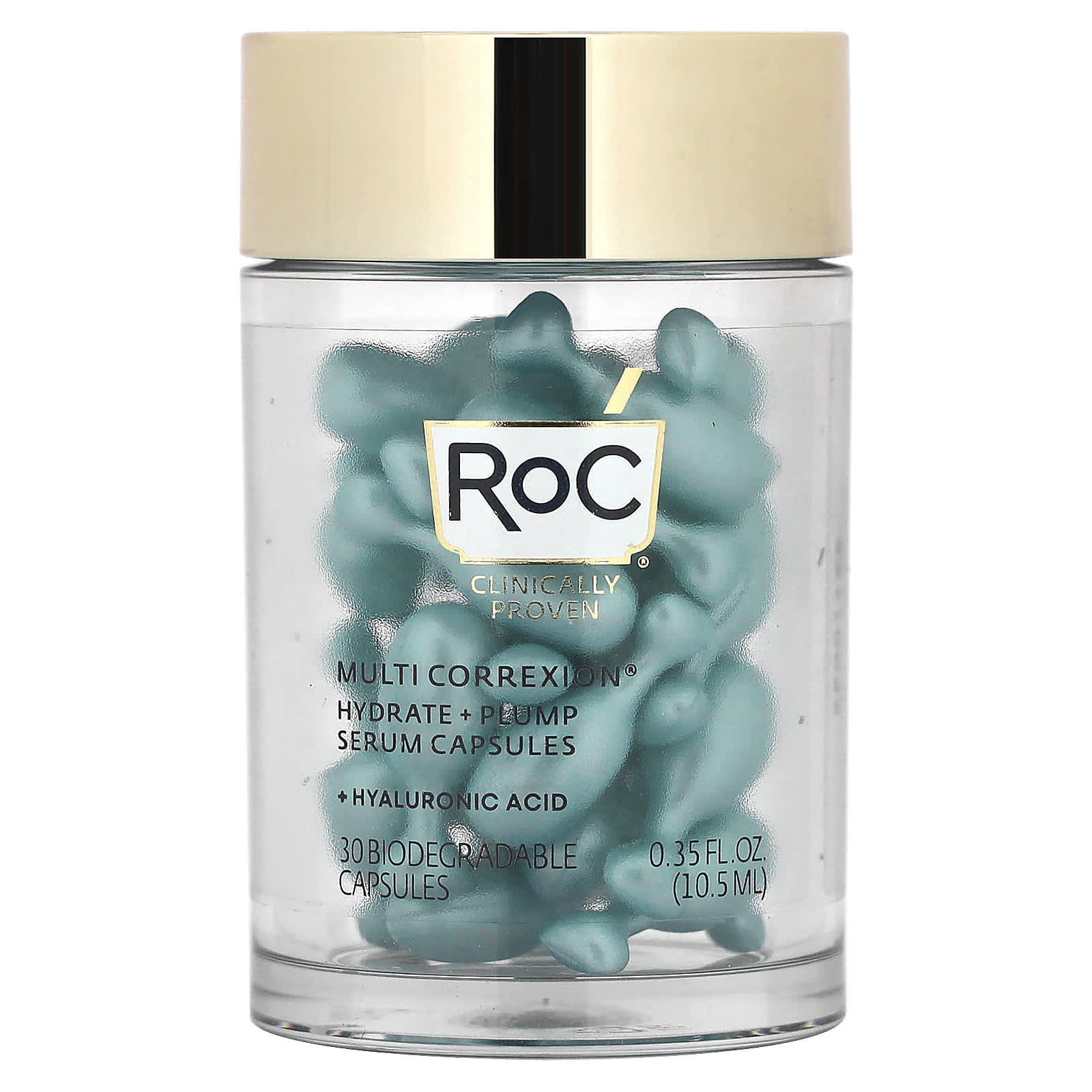 RoC-Multi Correxion-Hydrate + Plump-Serum Capsules-30 Biodegradable Capsules