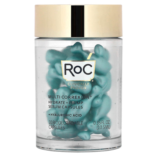 RoC-Multi Correxion-Hydrate + Plump-Serum Capsules-30 Biodegradable Capsules