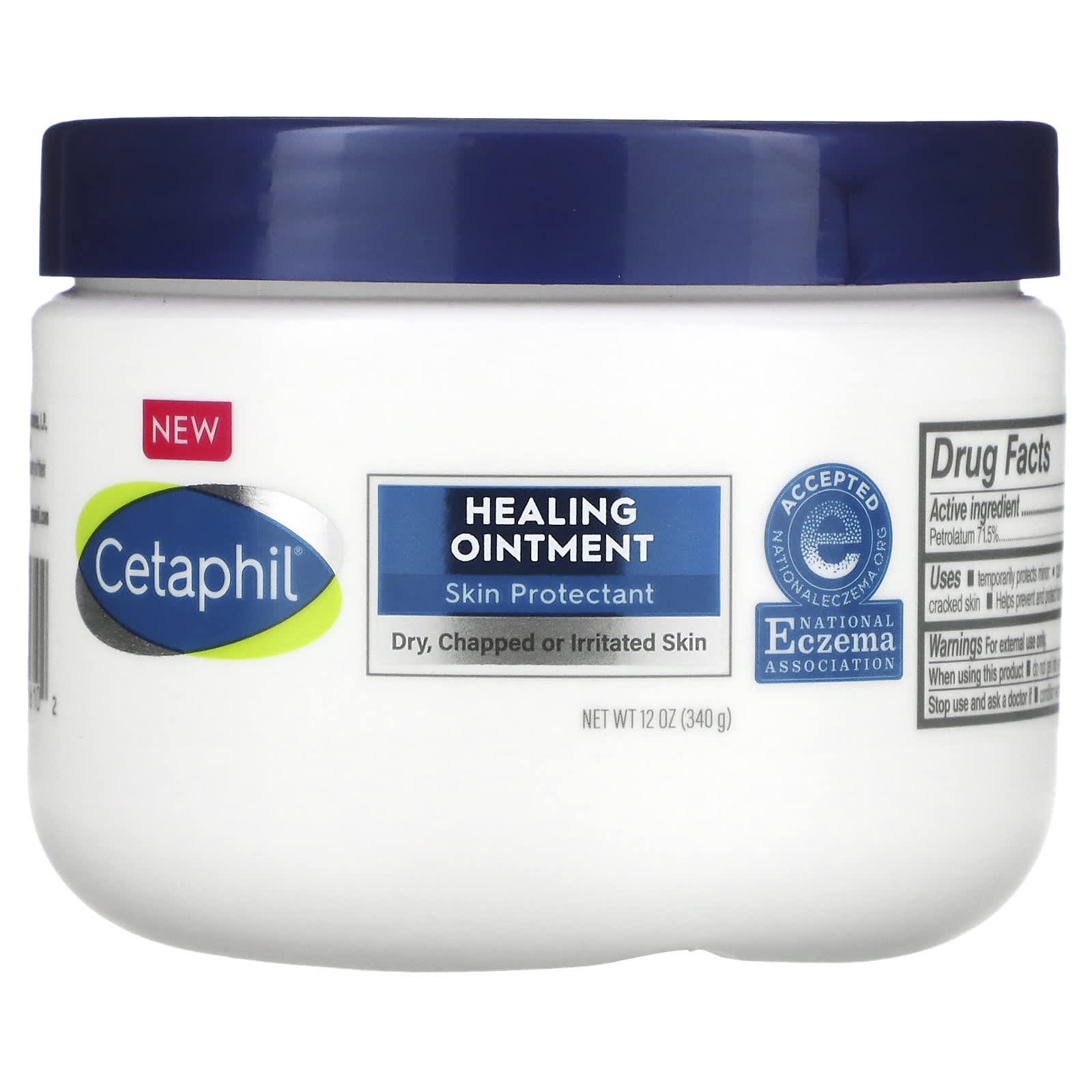 Cetaphil-Healing Ointment-Dry-Chapped or Irritated Skin-12 oz (340 g)