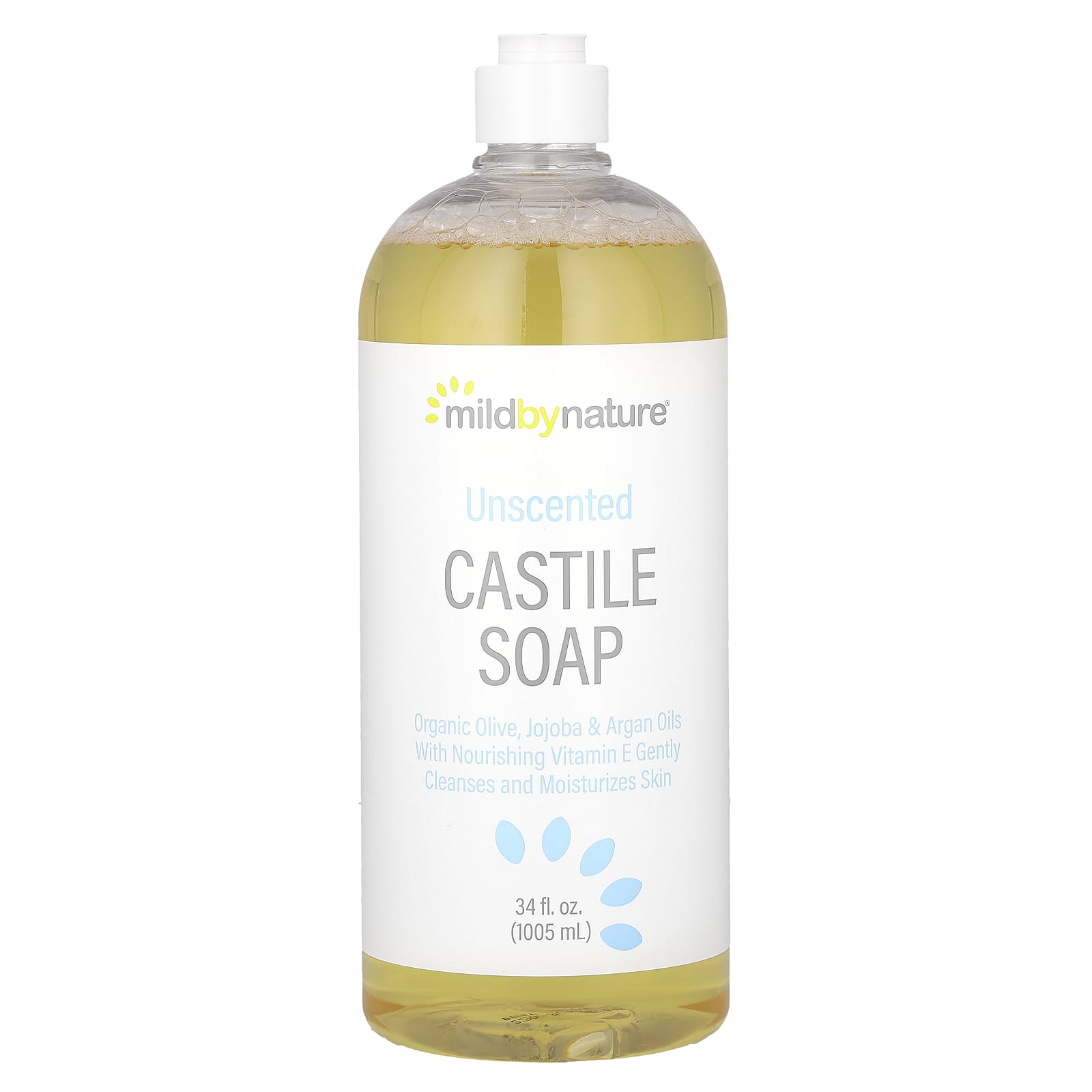 Mild By Nature-Unscented Castile Soap-34 fl oz (1,005 ml)