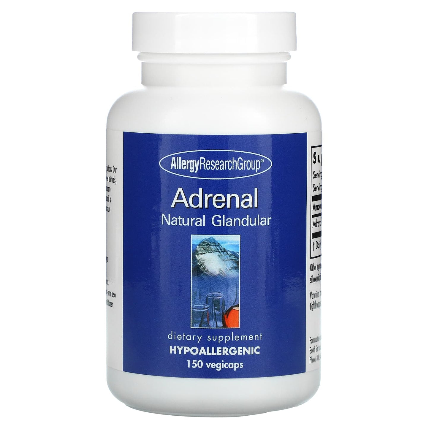 Allergy Research Group-Adrenal-Natural Glandular-150 Vegicaps