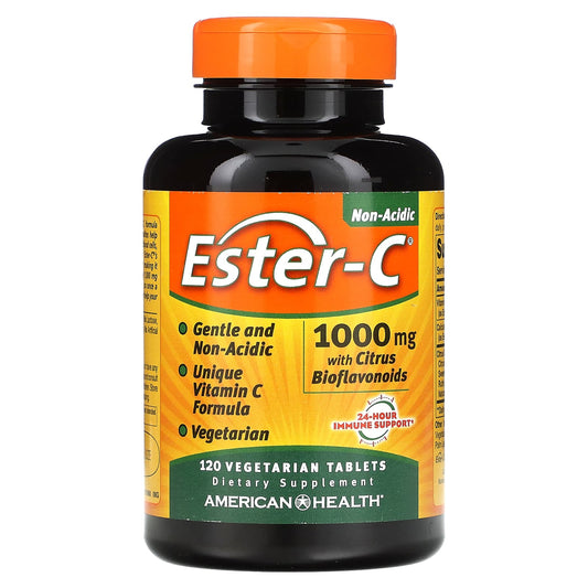 American Health-Ester-C with Citrus Bioflavonoids-1,000 mg-120 Vegetarian Tablets