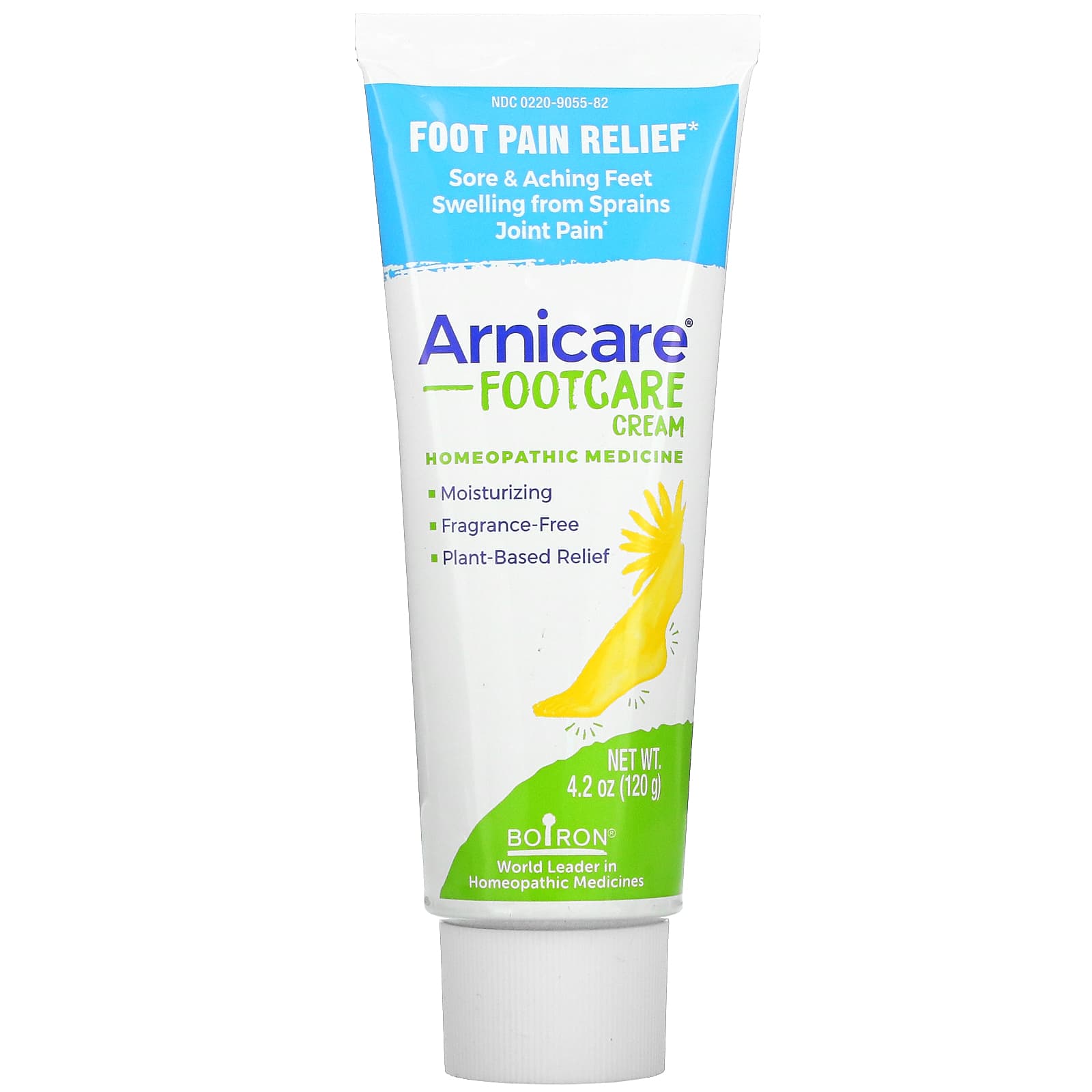 Boiron-Arnicare Footcare Cream-Foot Pain Relief-4.2 oz (120 g)