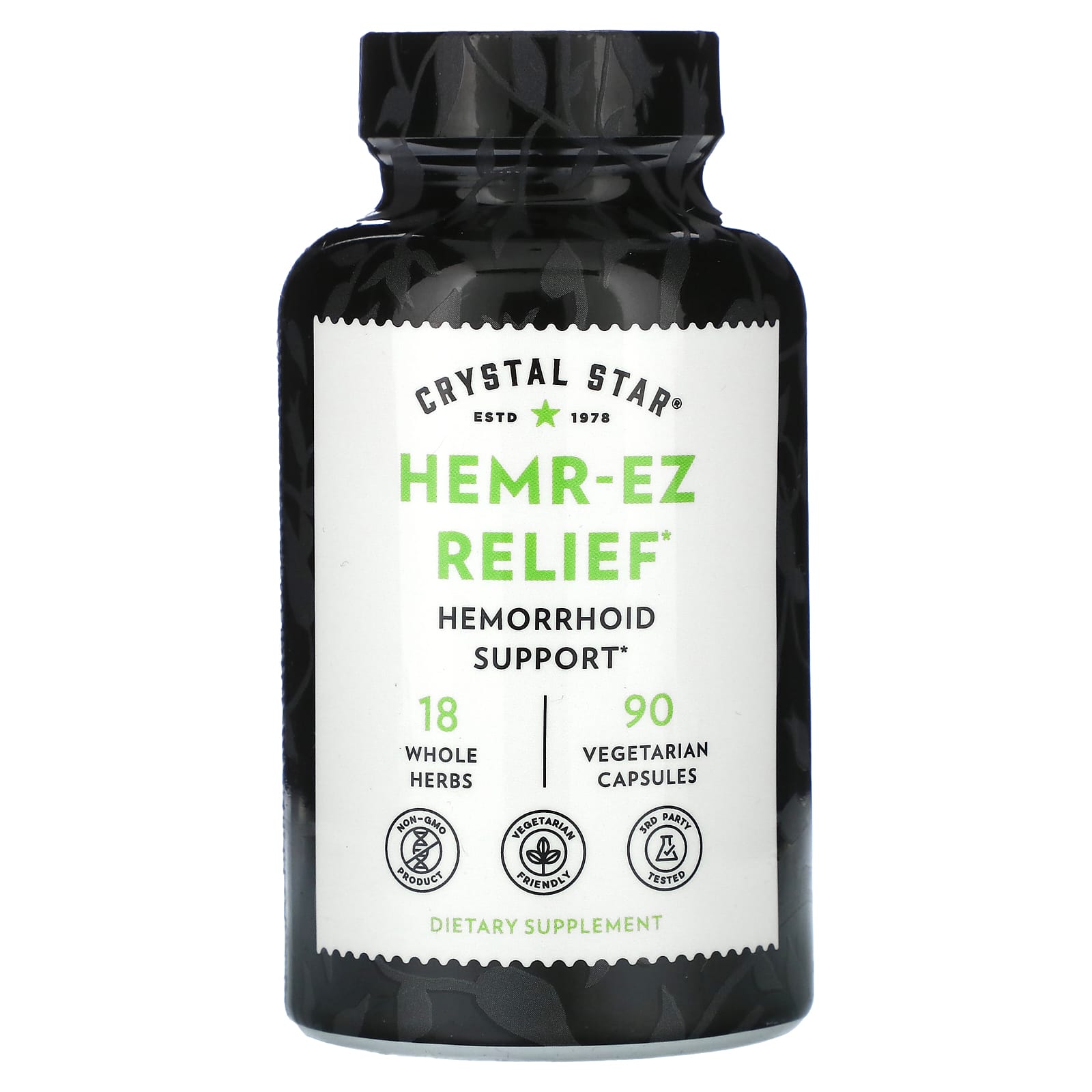 Crystal Star-Hemr-Ez Relief-90 Vegetarian Capsules