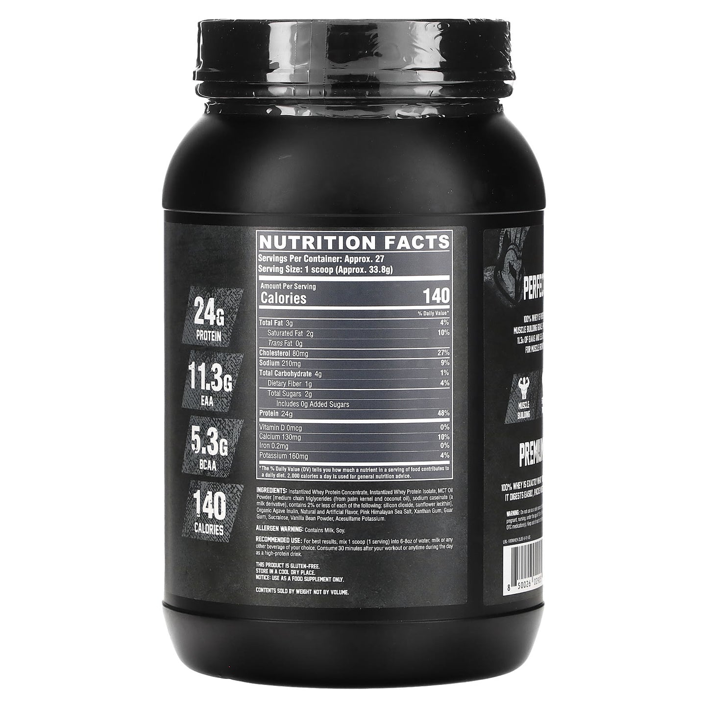 Nutrex Research, 100% Premium Whey Protein, Vanilla, 2 lbs (913 g )