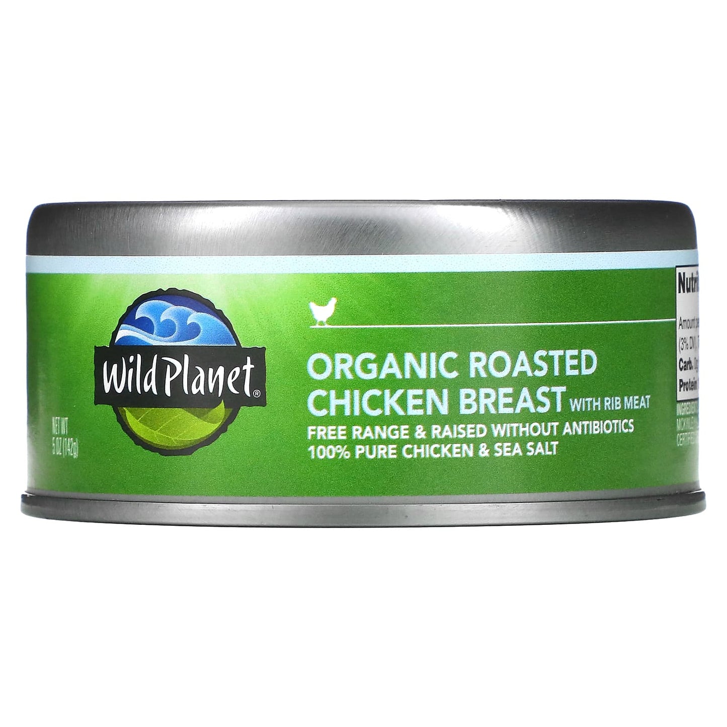 Wild Planet-Organic Roasted Chicken Breast with Rib Meat-5 oz (142 g)