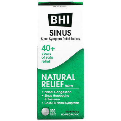 MediNatura-BHI-Sinus-100 Tablets