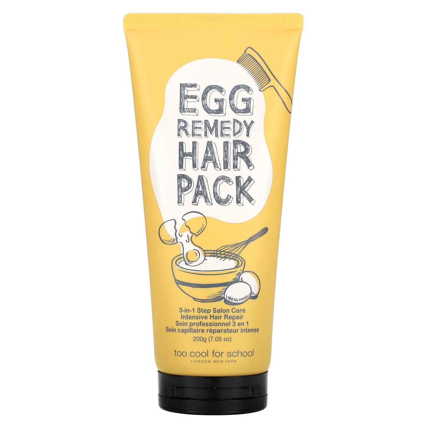 Too Cool for School-Egg Remedy Hair Pack-7.05 oz (200 g)