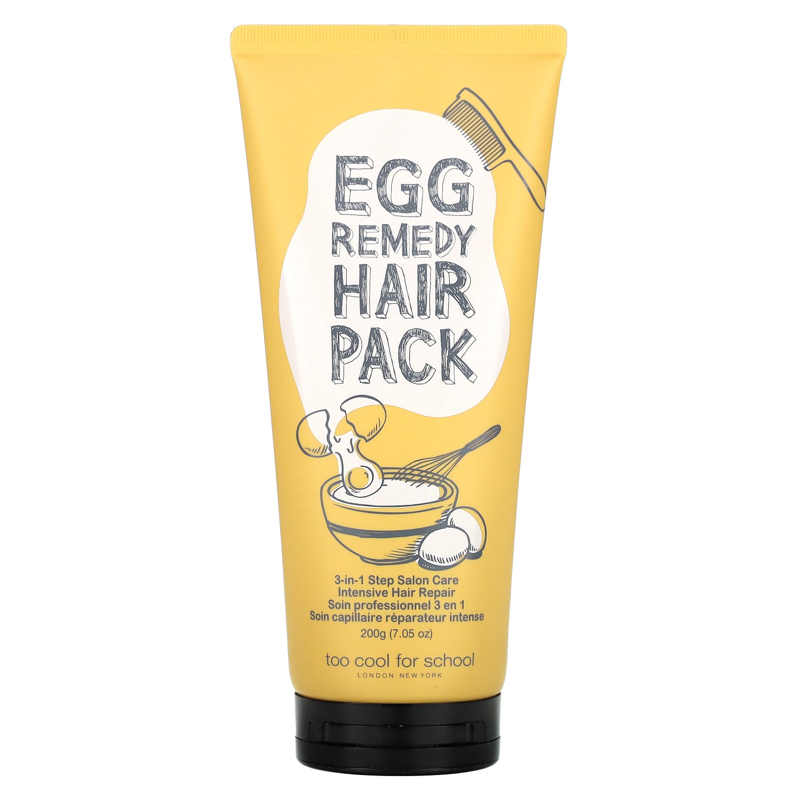 Too Cool for School-Egg Remedy Hair Pack-7.05 oz (200 g)