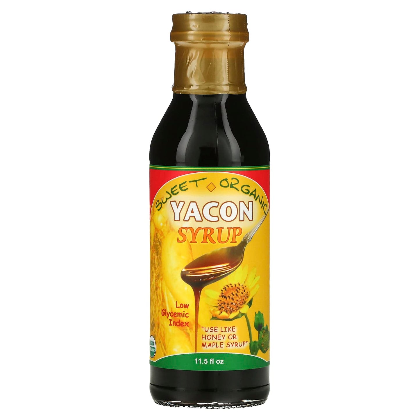 Amazon Therapeutics-Sweet Organic Yacon Syrup-11.5 fl oz