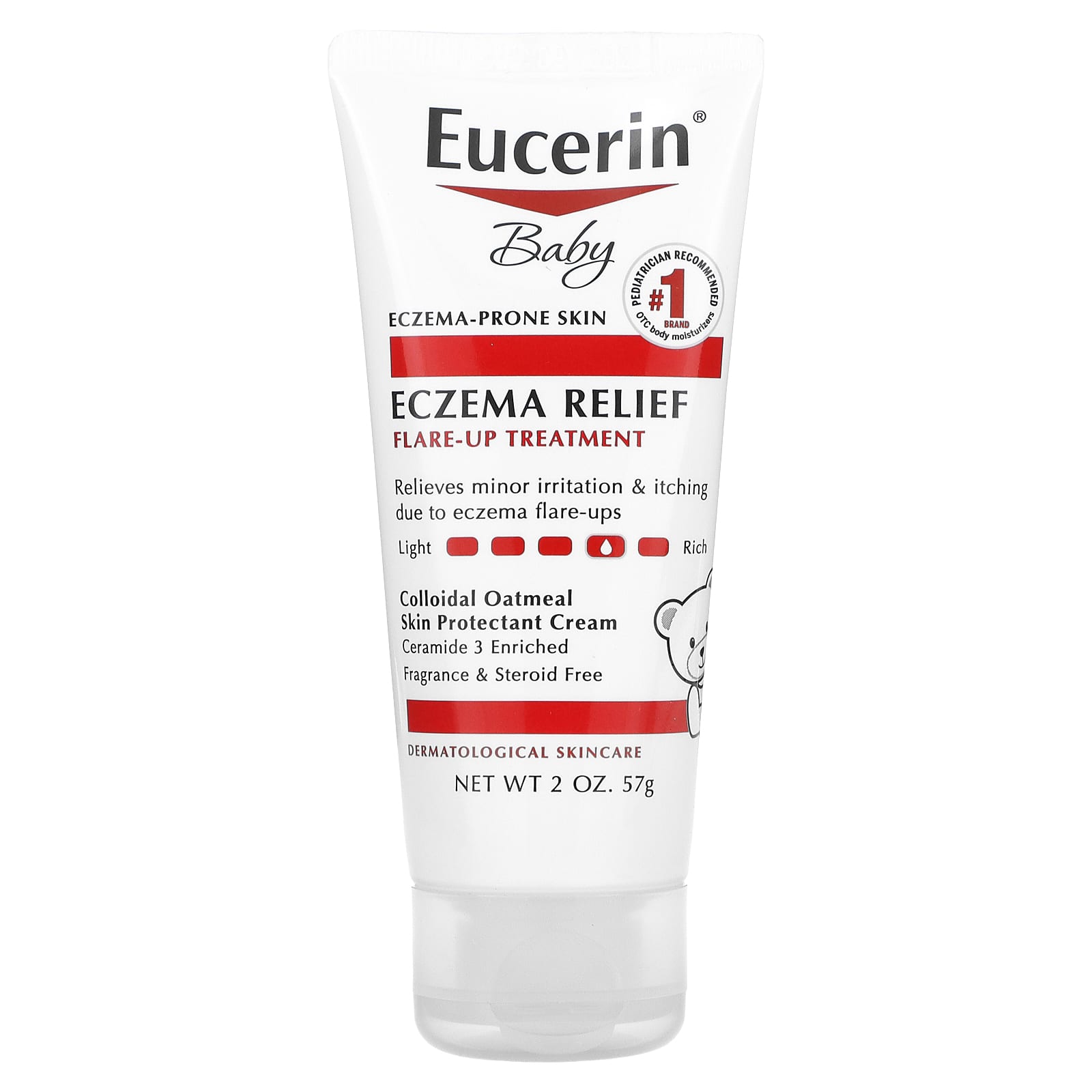 Eucerin-Baby-Eczema Relief-Flare Up Treatment-Fragrance Free-2 oz (57 g)