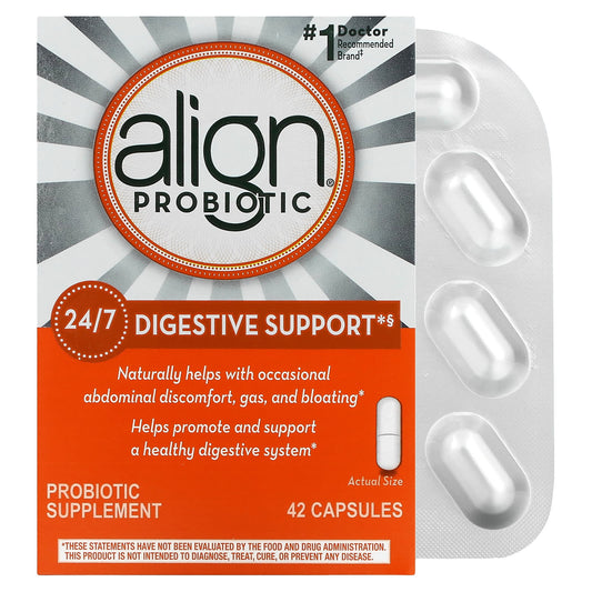 Align Probiotics-24/7 Digestive Support-Probiotic Supplement-42 Capsules