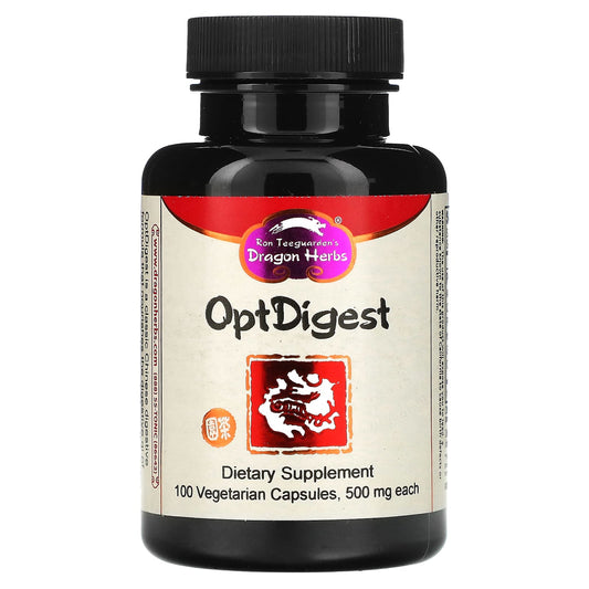 Dragon Herbs-OptDigest-500 mg-100 Vegetarian Capsules