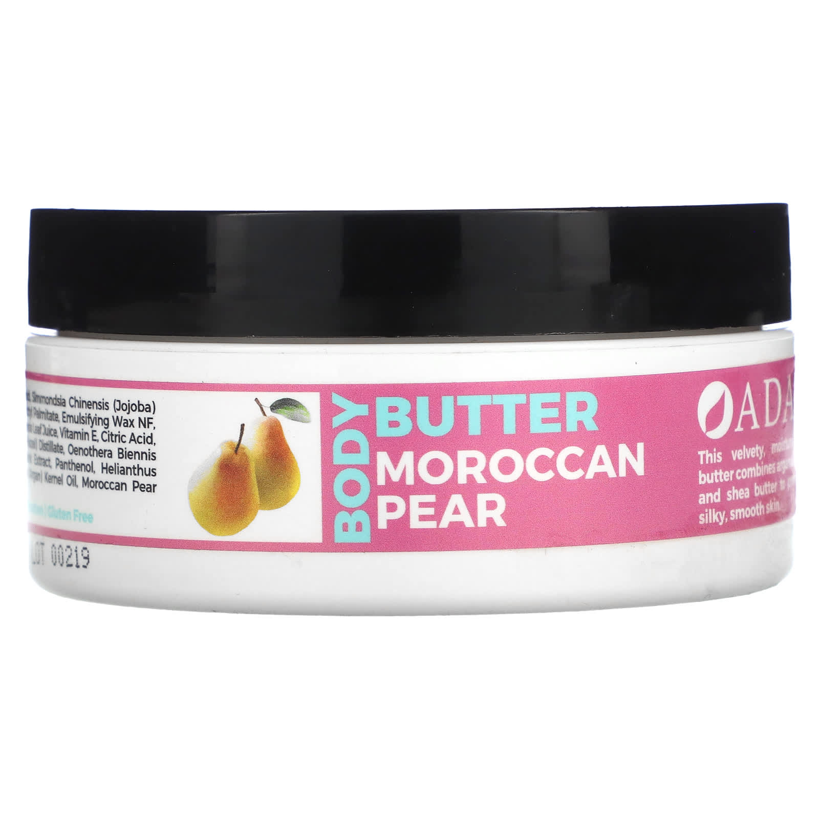 Zion Health-Adama-Body Butter with Argan Oil-Moroccan Pear-4 oz (118 g)