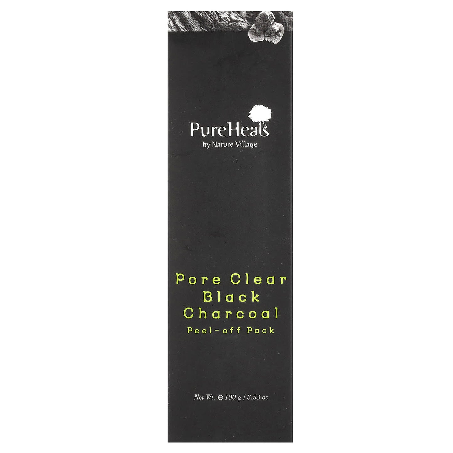 PureHeals, Peel-Off Pack, Pore Clear Black Charcoal, 3.53 oz (100 g)