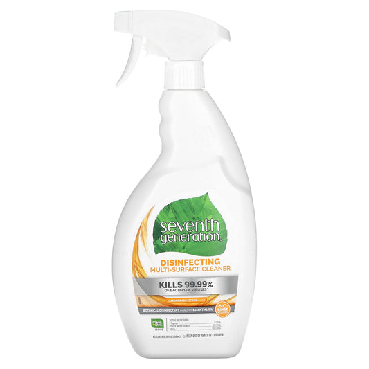 Seventh Generation-Disinfecting Multi-Surface Cleaner-Lemongrass Citrus-26 fl oz (768 ml)