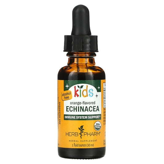 Herb Pharm-Kids Echinacea-Alcohol Free-Orange Flavored-1 fl oz (30 ml)