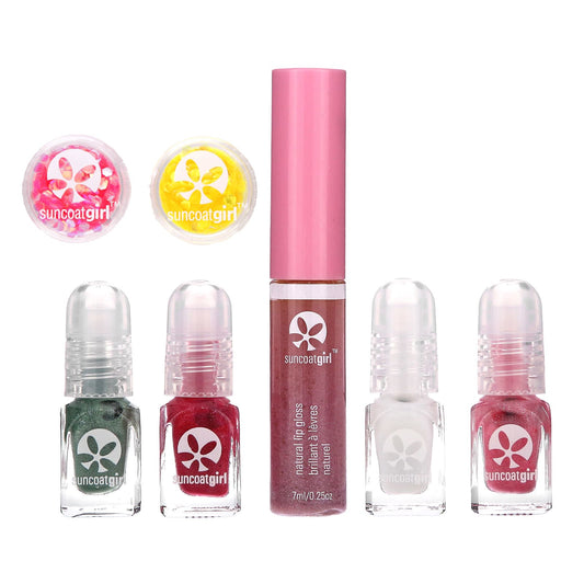 SuncoatGirl-Lip Gloss-Nail Sparkle Kit-7 Piece Kit