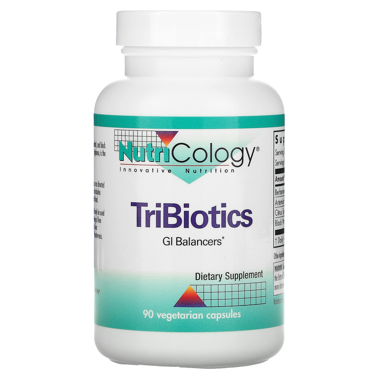 Nutricology-TriBiotics-90 Vegetarian Capsules