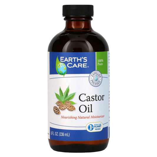 Earth's Care-Castor Oil-8 fl oz (236 ml)