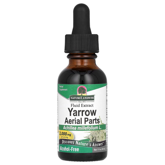 Nature's Answer-Yarrow Aerial Parts-Alcohol-Free-2,000 mg-1 fl oz (30 ml)