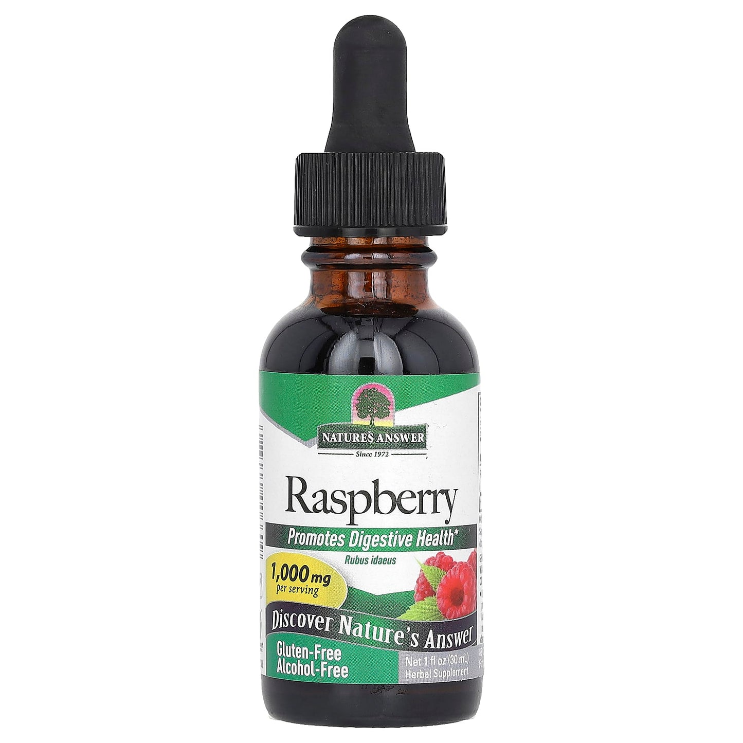 Nature's Answer-Raspberry-Alcohol-Free-1,000 mg-1 fl oz (30 ml)